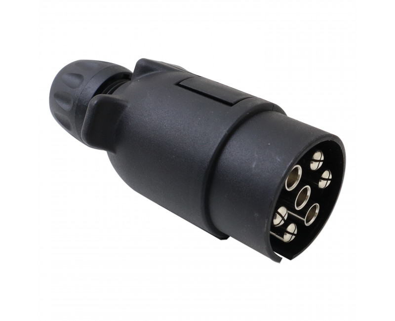 ECLAIRAGE - CABLE - FICHE 7 BROCHES (12N) BORNES EN POUSSOIR