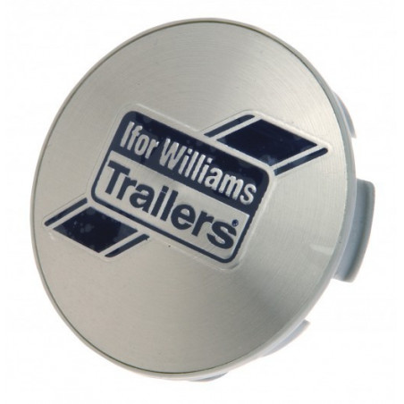 CACHE-MOYEU DE ROUE ALLIAGE (POUR P08413*) - ARGENT & COUPE DIAMANT