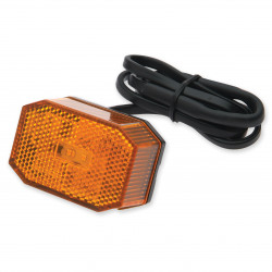 ECLAIRAGE - FEU - SIDE MARKER LED AMBER 0.8M DC - MONTAGE EN SURFACE UTILISE SUR CT177 & GP146