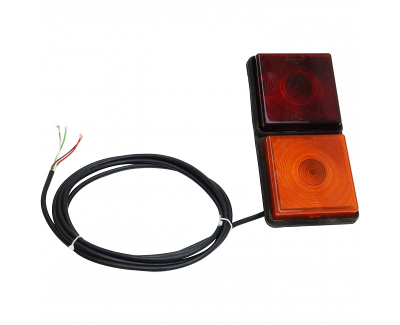 ECLAIRAGE - FEU -COMBINAISON ARRIERE - CÔTE DROIT (CABLE 2,7M) - HB610 STOP/QUEUE & CLIGNOTANT