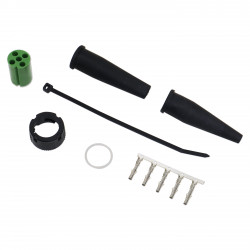 ECLAIRAGE - CABLE - CONNECTEUR BAIONNETTE 5 BROCHES DROITIER VERT