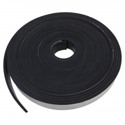 BANDE EN CAOUTCHOUC 25MM X 4MM (AU METRE) SM123 - ADHESIF 306/250 (BLANC)