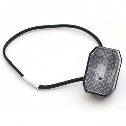 ECLAIRAGE - FEU - LED FRONT MARKER - CABLE PLAT POUR CONNEXION DC - CABLE 0.5M EVENTA & TRANSPORTA