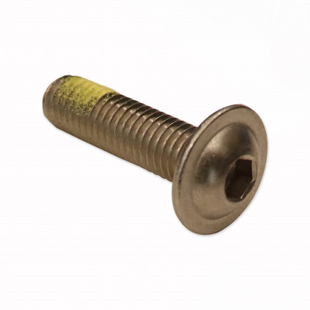VIS À DOUILLE M8X30 BOUTON À BRIDE HD ST.ST AVEC PATCH DE VERROUILLAGE