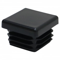INSERT DE TUBE 25MM X 25MM, EPAISSEUR DE TUBE 2-4MM, NERVURE, LDPE NOIR
