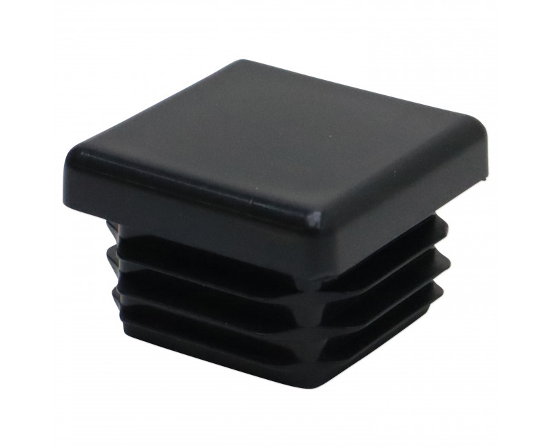 INSERT DE TUBE 25MM X 25MM, EPAISSEUR DE TUBE 2-4MM, NERVURE, LDPE NOIR
