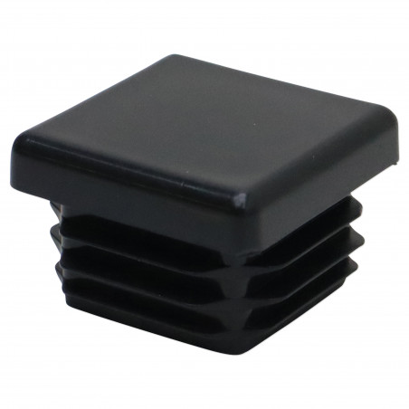 INSERT DE TUBE 25MM X 25MM, EPAISSEUR DE TUBE 2-4MM, NERVURE, LDPE NOIR