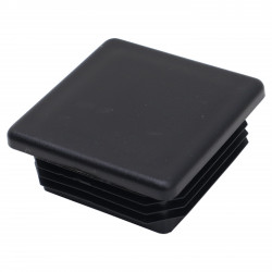 BOUCHON - NOIR NERVURE 50X50X2MM