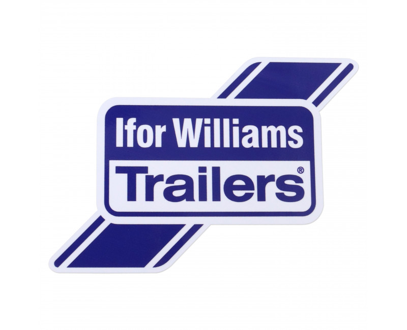 AUTOCOLLANT -IWT LOGO BLU/WHT MOYEN