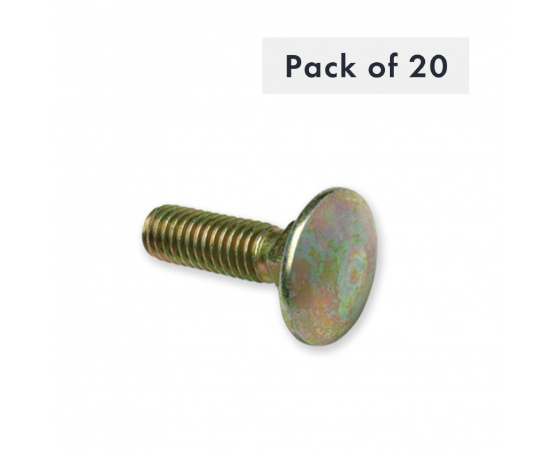 CUVE BOULON CARRE M6X20, PAQUET DE 20