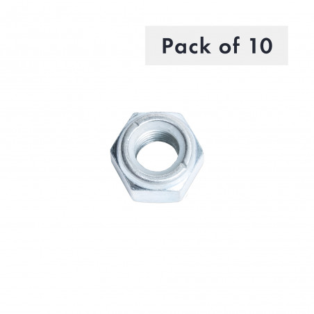 ECROU 5/8 BSW VERROUILLAGE PAQUET DE 10