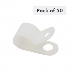 CLIP DE CABLE 6.4MM PAQUET DE 50