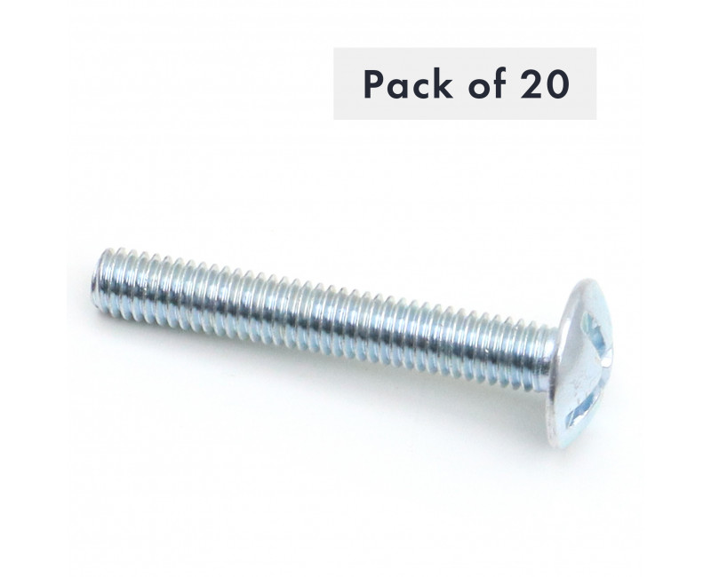 BOULON DE TOITURE M6X40, PAQUET DE 20