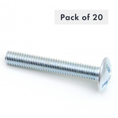 BOULON DE TOITURE M6X40, PAQUET DE 20