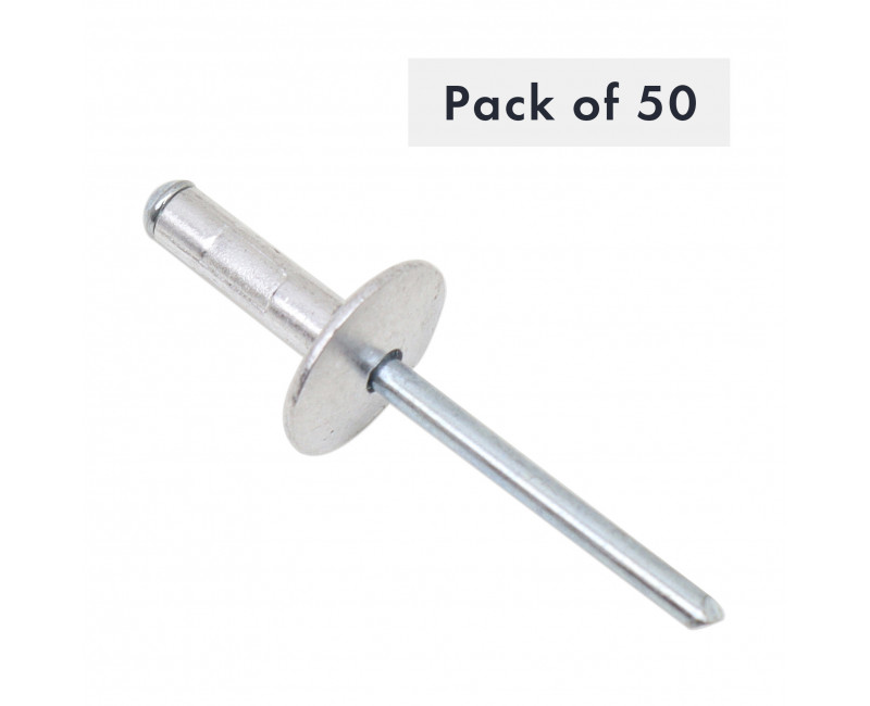 4.8X25 LRG FLNF HD RIVET - PAQUET DE 50