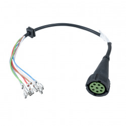 ECLAIRAGE - CABLE - 12V 8 PIN LIGHT 0.5M - MAIN DROITE JB GROMMET AND SPADES