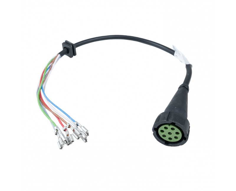 ECLAIRAGE - CABLE - 12V 8 PIN LIGHT 0.5M - MAIN DROITE JB GROMMET AND SPADES