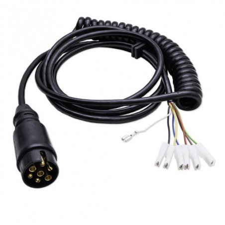 SUZI CABLE & 7 PIN PLUG AVEC GROMMET & SPADES