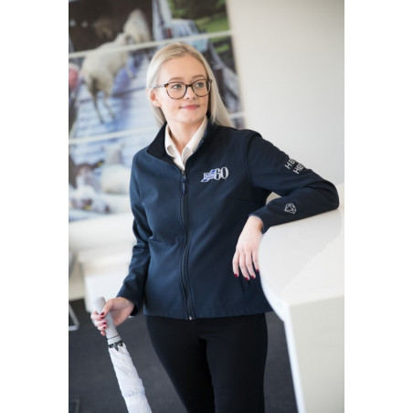 60EME EDITION UNEEK VESTE SOFT SHELL MARINE CLASSIQUE FEMME UC613 TAILLE 2XL (18)