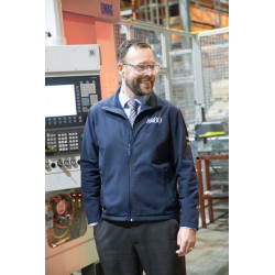 60E EDITION UNEEK CLASSIC NAVY SOFT SHELL JACKET UC612 TAILLE 3XL