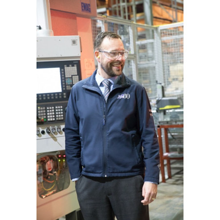 60E EDITION UNEEK CLASSIC NAVY SOFT SHELL JACKET UC612 TAILLE 4XL