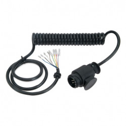 SUZI CABLE & 7 PIN PLUG (VERSION COURTE) AVEC GROMMET & SPADES