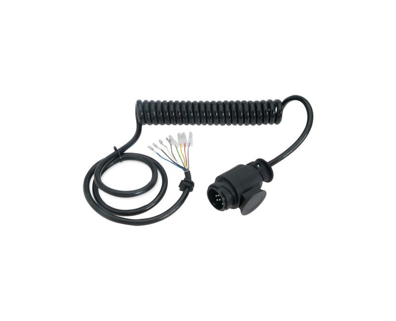 SUZI CABLE & 7 PIN PLUG (VERSION COURTE) AVEC GROMMET & SPADES