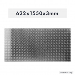 PLAQUE DE SEUIL EN ALUMINIUM 622X1550X3MM