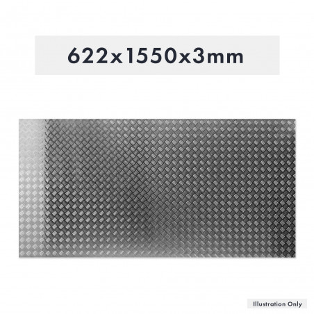 PLAQUE DE SEUIL EN ALUMINIUM 622X1550X3MM