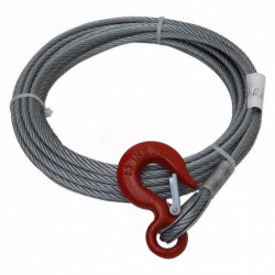 TREUIL 3 TONNES - CORDE + CROCHET (5059B)