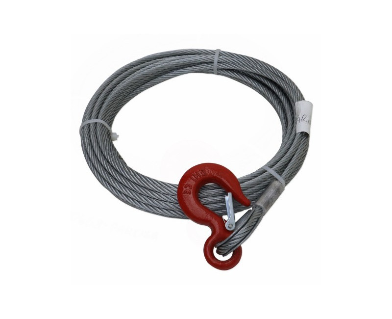 TREUIL 3 TONNES - CORDE + CROCHET (5059B)