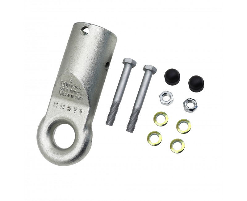 KIT D'OEIL DE 40 MM - 3,5 TONNES (TUBE DE TRACTION DE 60 MM) POUR TATES KNOTT KFG35