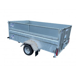 REMORQUE Q8 + RÉHAUSSE PLEINE