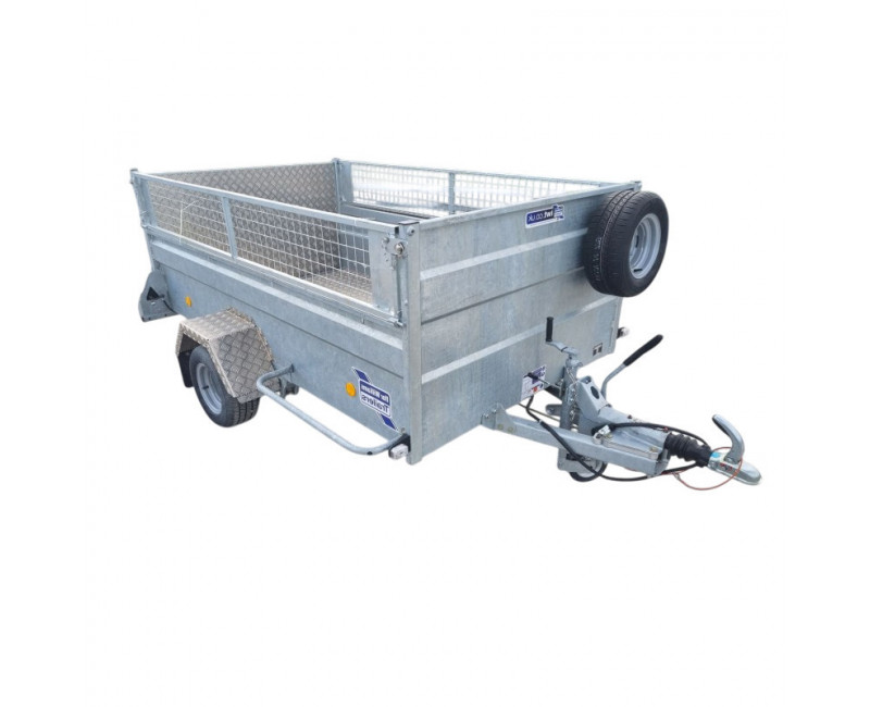 REMORQUE Q8 + RÉHAUSSE GRILLAGÉ