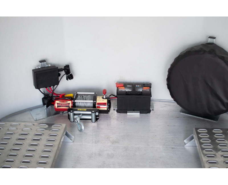 KIT ROUE DE SECOURS MÉTAL AVEC SUPPORT DEBON ROADSTER 1000 & 2000