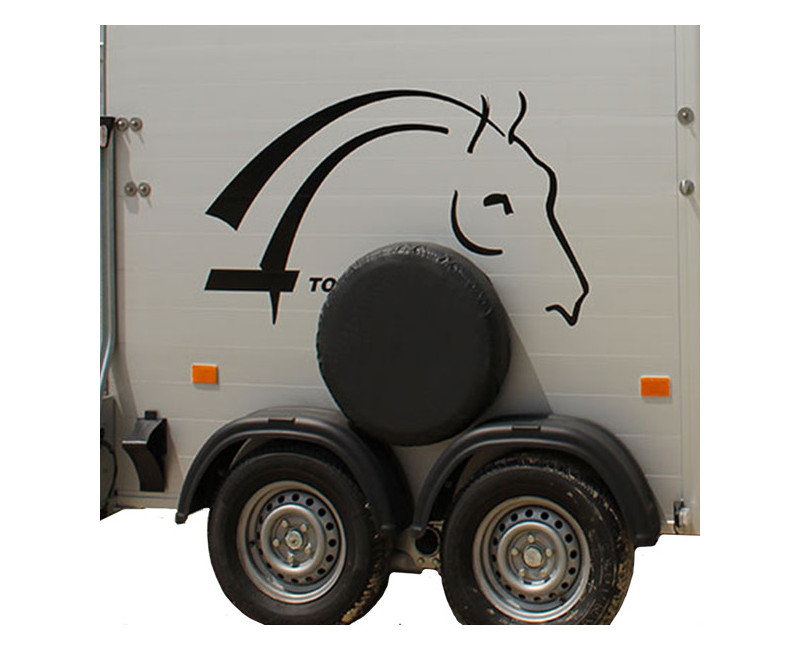 KIT ROUE DE SECOURS AVEC SUPPORT + HOUSSE