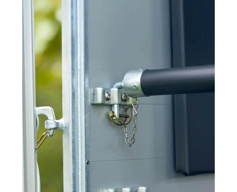 EMBOUT DE BARRE EN L RECUL/POITRAIL AVEC GOUPILLE