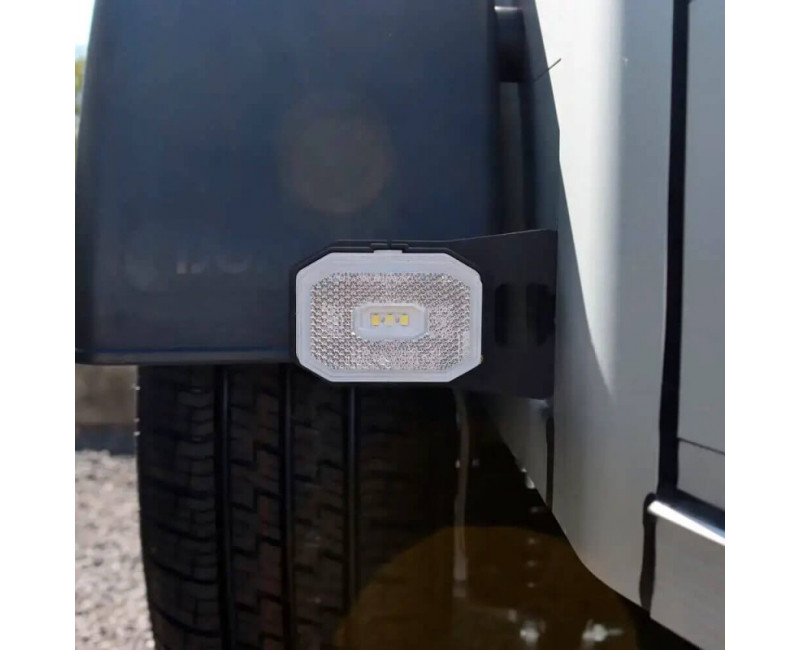 FEU DE GABARIT AVANT BLANC LED/RÉFLECTEUR