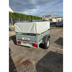 REMORQUE D OCCASION ERDE 143 + BACHE HAUT (30CM)