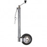 ROUE JOCKEY TUBE STRIÉ Ø48 GALET 200 CHARGE 200KG
