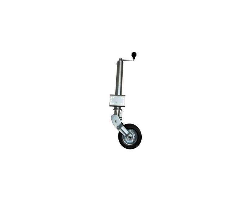 ROUE JOCKEY AUTOMATIQUE Ø 60 AVEC PLATINE DE FIXATION - GALET 200 - CHARGE 250 KG
