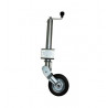 ROUE JOCKEY AUTOMATIQUE Ø 60 AVEC PLATINE DE FIXATION - GALET 200 - CHARGE 250 KG