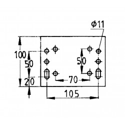 ROUE JOCKEY AUTOMATIQUE Ø 60 AVEC PLATINE DE FIXATION - GALET 200 - CHARGE 250 KG