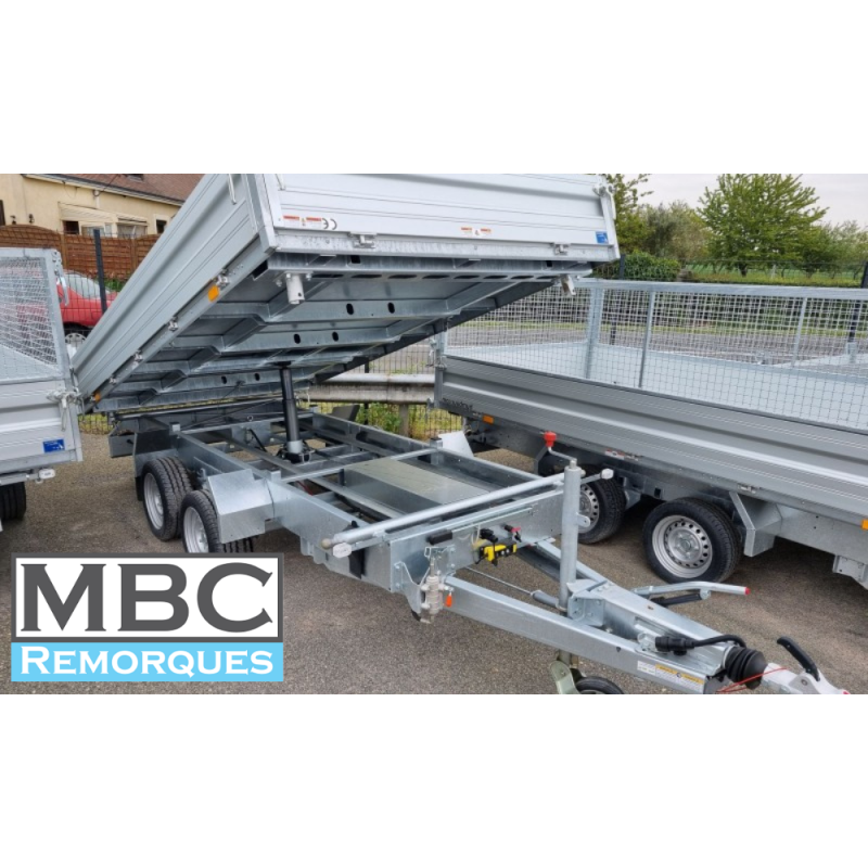 Humbaur tri-benne 3.5m 3500kg Remorque