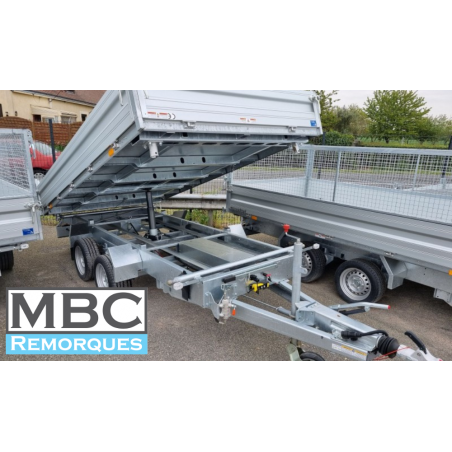 Humbaur tri-benne 3.5m 3500kg Remorque