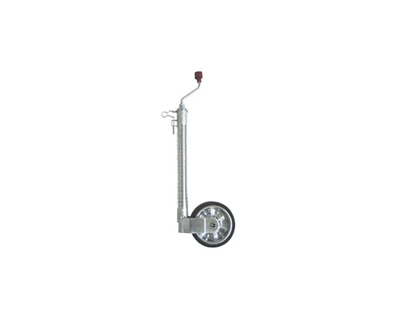 ROUE JOCKEY TUBE STRIÉ Ø48 CHARGE 300KG