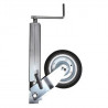 ROUE JOCKEY MANUEL AVEC TUBE CARRE 70 ET GALET 250 CHARGE 900KG