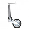 ROUE JOCKEY MANUEL AVEC TUBE CARRE 70 ET GALET 250 CHARGE 900KG