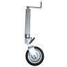 ROUE JOCKEY MANUEL AVEC TUBE CARRE 70 ET GALET 250 CHARGE 900KG