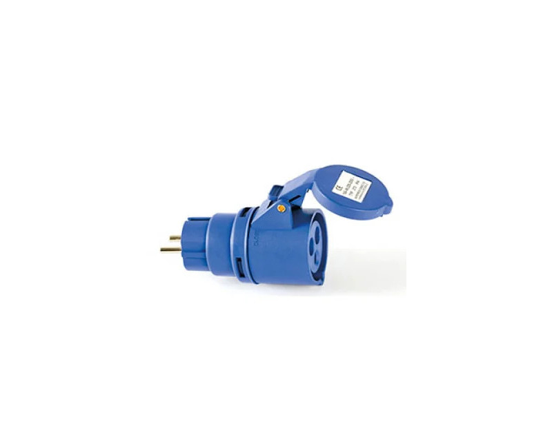 ADAPTATEUR POUR FICHE STANDARD + FICHE P17 FEMELLE